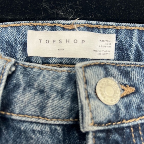 Topshop Blue Women's Jeans - Picture 9 of 12